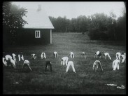 Gymnastiklägret å Ljungbyhed juni - juli 1925